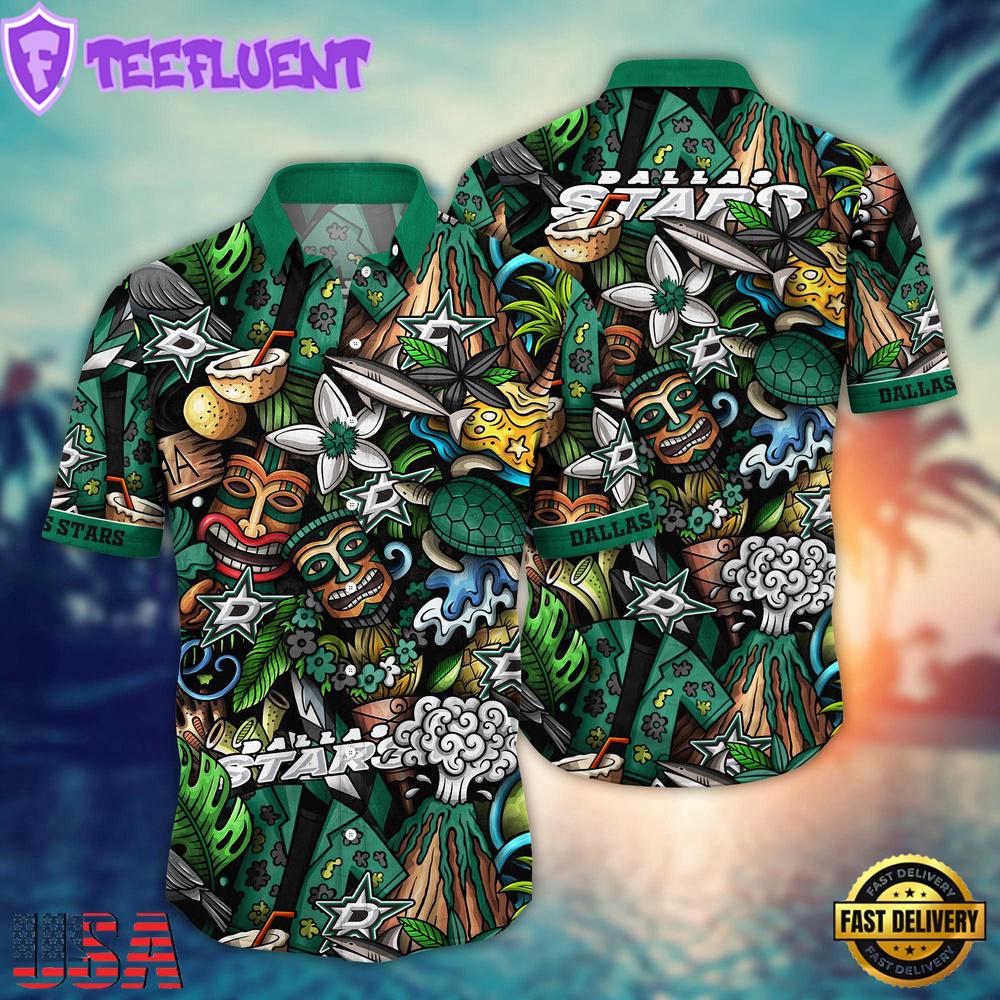 Dallas Stars NHL Hawaiian Shirt