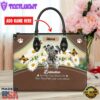 Dalmatian Dog Are Not Our Whole Life But They Make Our Lives Whole Leather Handbag