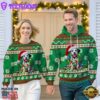 Dalmatian Dog Cheer with Santa Hat Christmas Sweatshirt And Hoodie Green