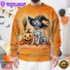 Dalmatian Dog In Spooky Autumn Halloween 3D Shirt