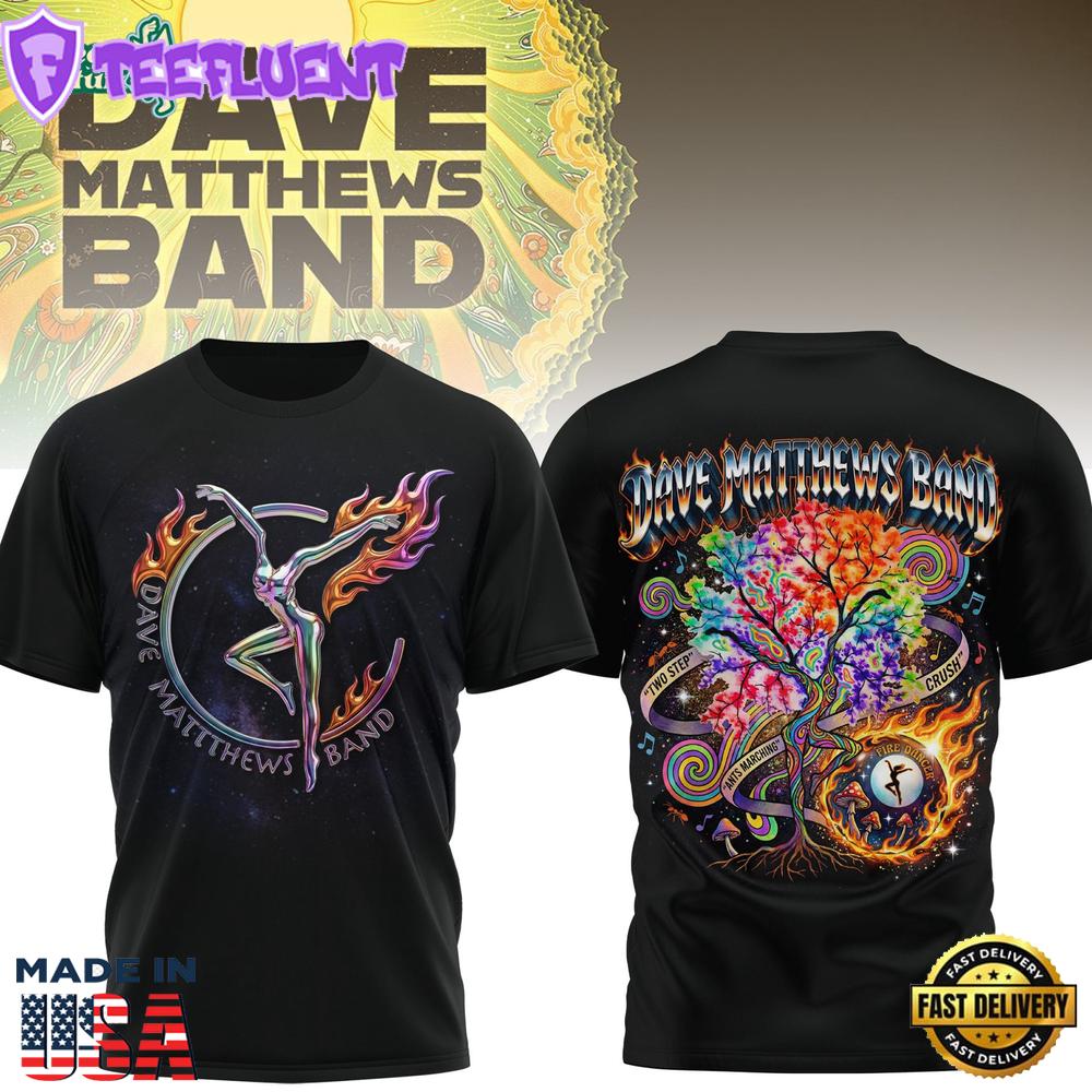 Dave Matthews Band Official 2024 Tour Concert T-Shirts