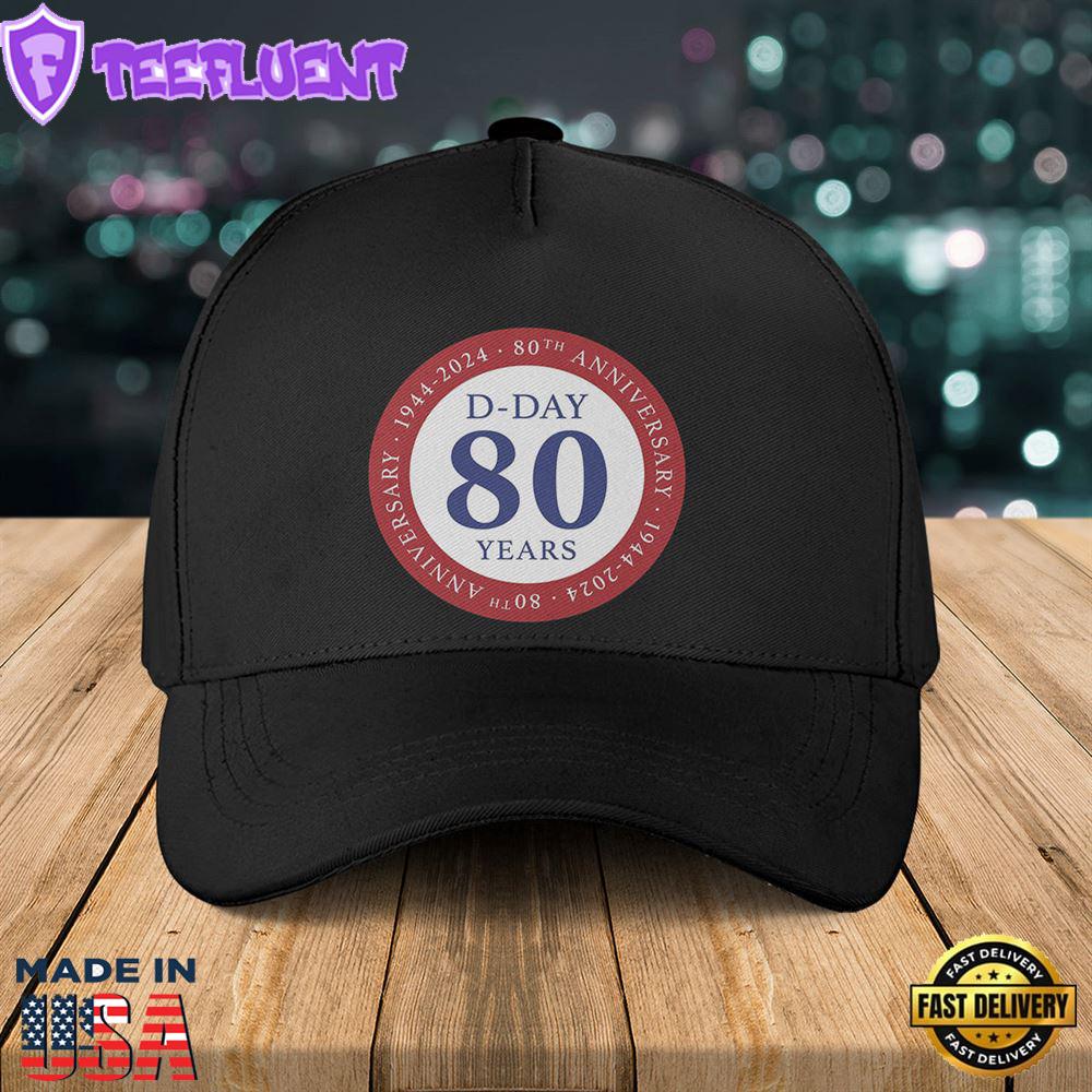 D-Day 80 Years Roundel Baseball Cap