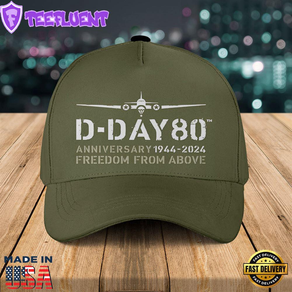 D-Day 80th Anniversary 1944-2024 Baseball Cap
