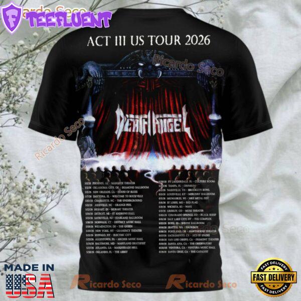 Death Angel Act III US Tour 2026 3D T-shirt