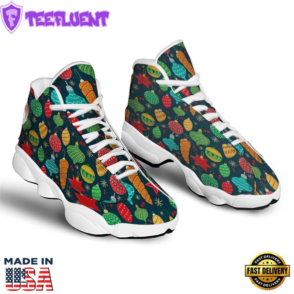 Decorations Christmas Vintage Print Pattern Jd13 Shoes For Men Women
