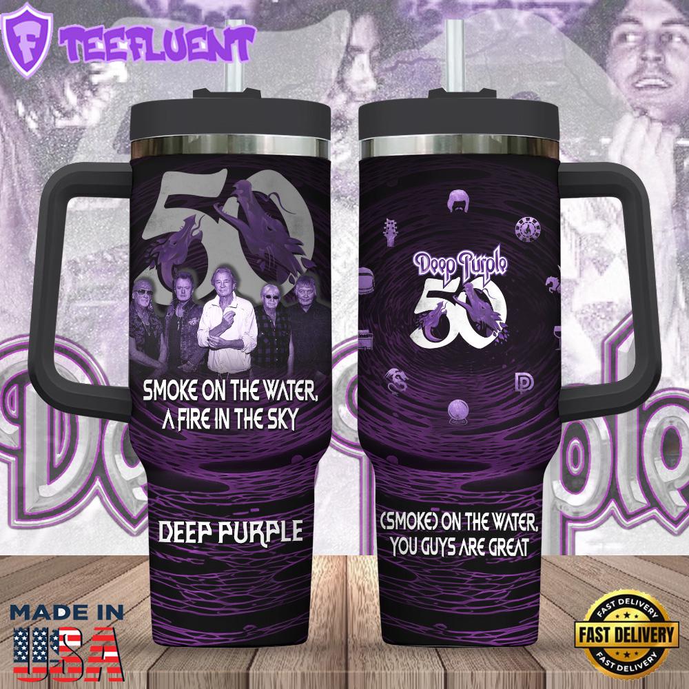 Deep Purple 40oz Stanley Tumbler