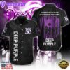 Deep Purple Short Sleeve Dress Shirt For Man And Women