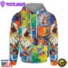 Deer Colorful Christmas Hoodie All Over Print