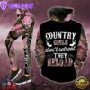 Deer Country Girls All Over Print Leggings Hoodie Set Outfit For Women Gift Xmas
