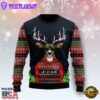 Deer Let It Glow Ugly Christmas Sweater