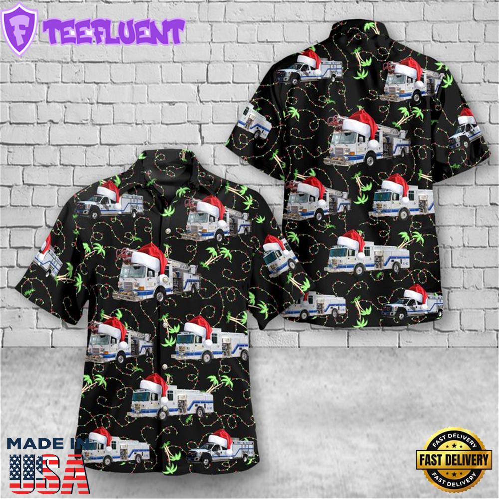 DeLand, Volusia County, Florida, Deland Fire Department Christmas Hawaiian Shirt