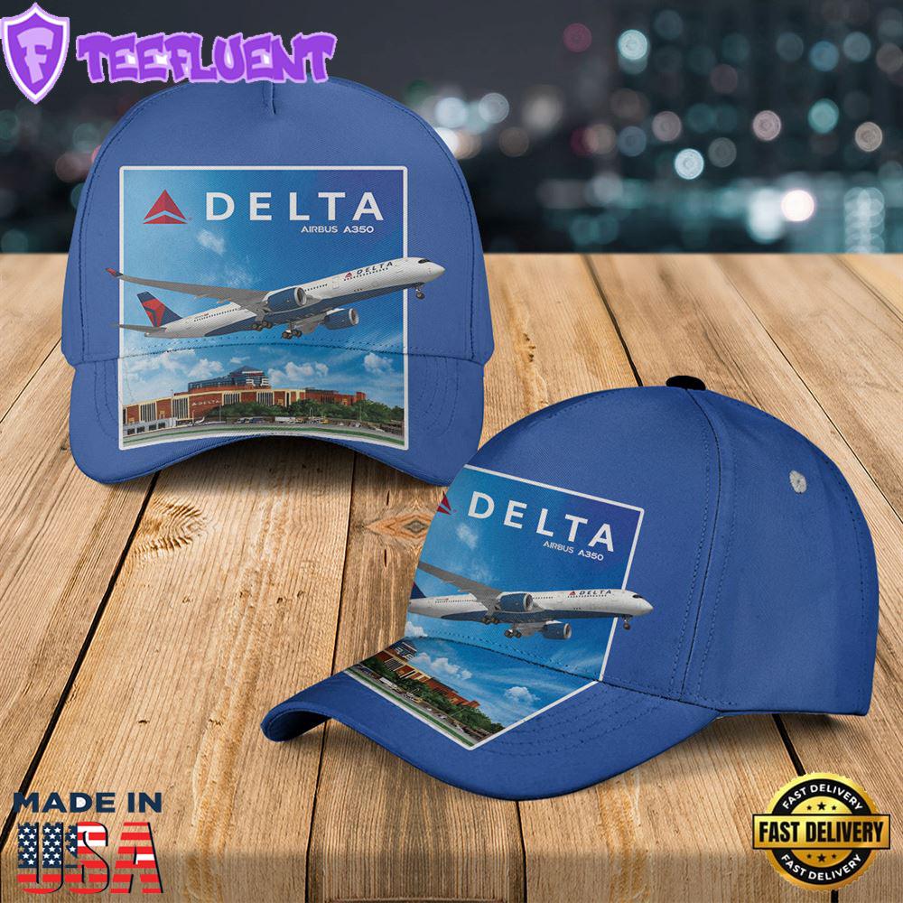Delta Air Lines A-350 Baseball Cap