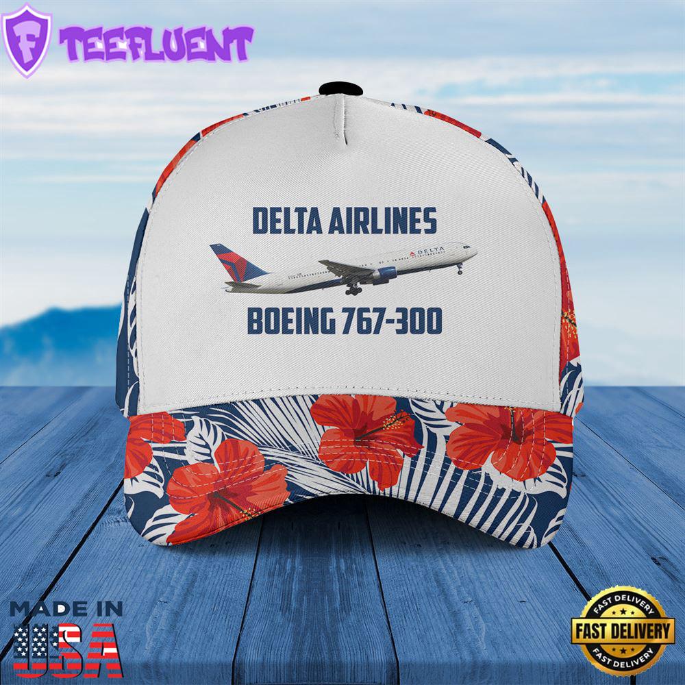 Delta Airlines Boeing 767-300 Baseball Cap