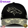 Denver Broncos 2024 Salute to Service Club Black Camo Cap Gift For Veteran