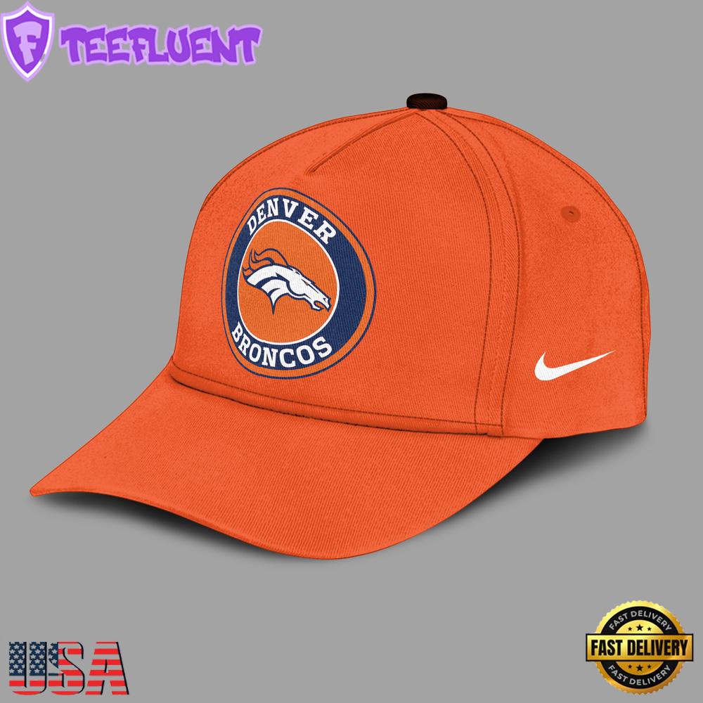 Denver Broncos Big Logo Team Orange Baseball Cap