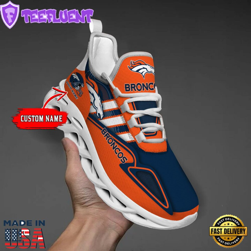 Denver Broncos Clunky Max Soul Shoes NFL Personalized 1