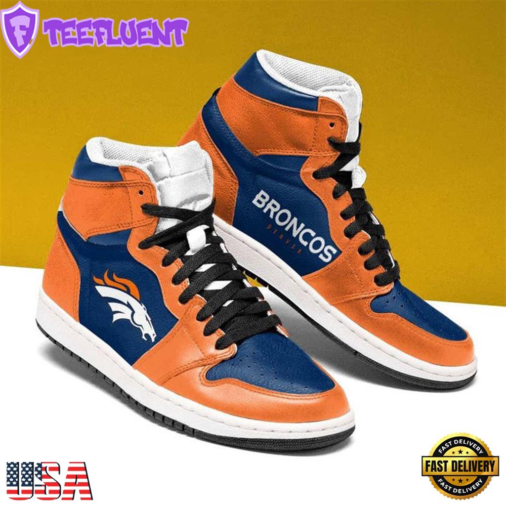 Denver Broncos Jordan Sneaker Nfl Denver Broncos Custom Shoes For Men Women