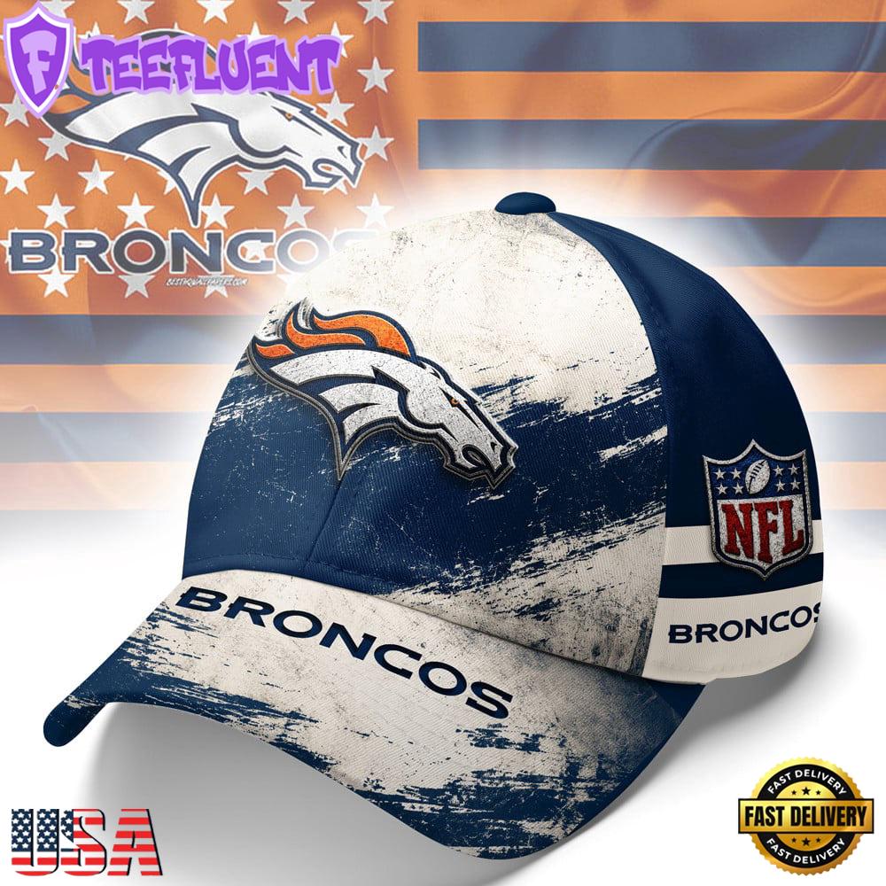 Denver Broncos NFL Grunge Style Team Baseball Cap