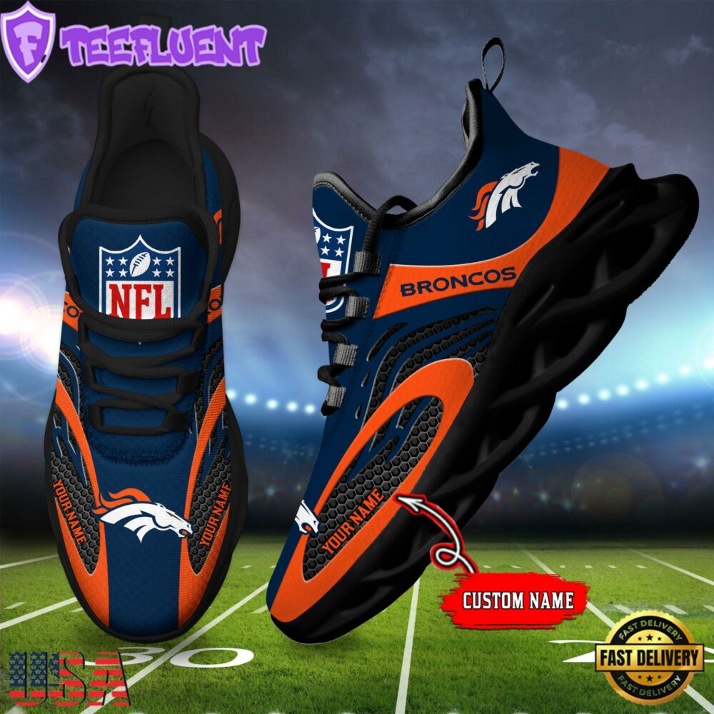 Denver Broncos NFL Limited New Design Max Soul Shoes
