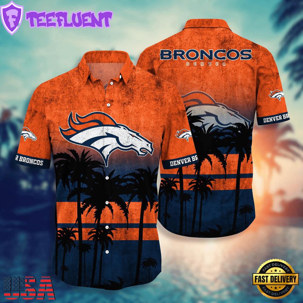 Denver Broncos NFL Team Hawaiian Shirt