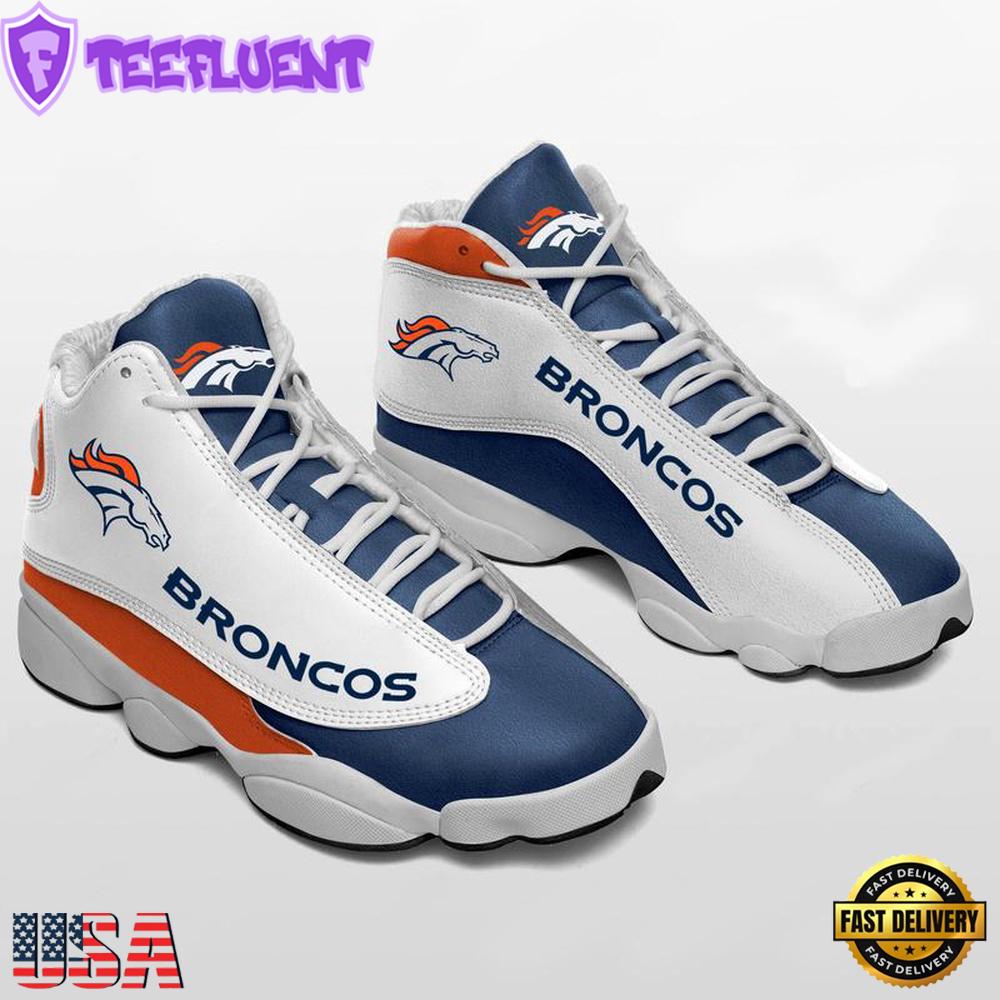 Denver Broncos NFL Ver 3 Air Jordan 13 Sneaker - Gift For Fans