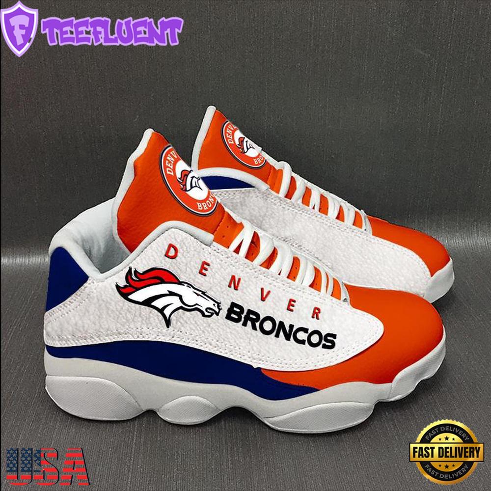 Denver Broncos NFL Ver 8 Air Jordan 13 Sneaker - Gift For Fans