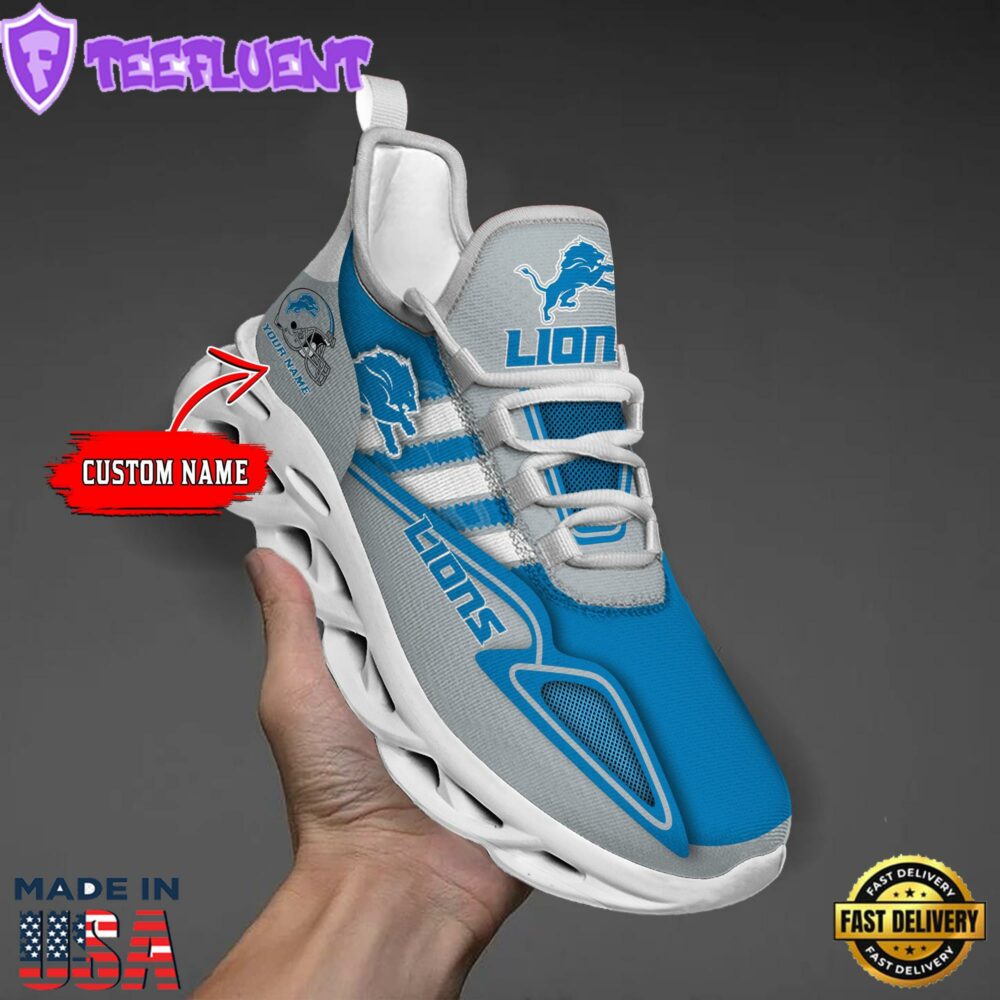Detroit Lions Clunky Max Soul Shoes NFL Personalized 1