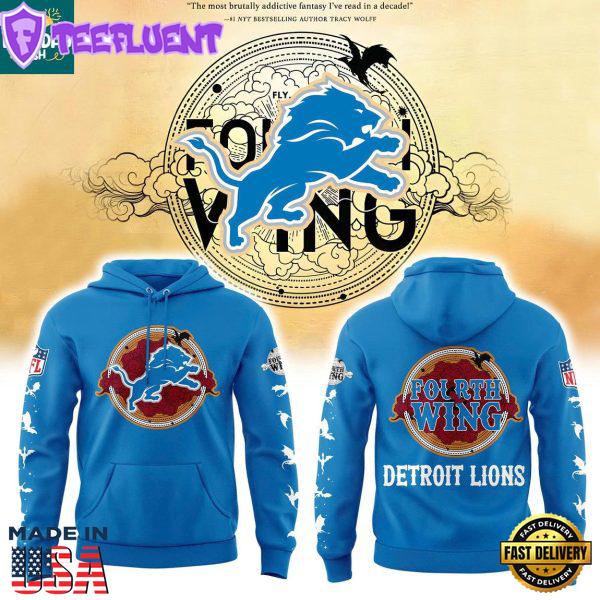 Detroit Lions Fourth Wing Night Of Dragon Celebration 2025 Hoodie