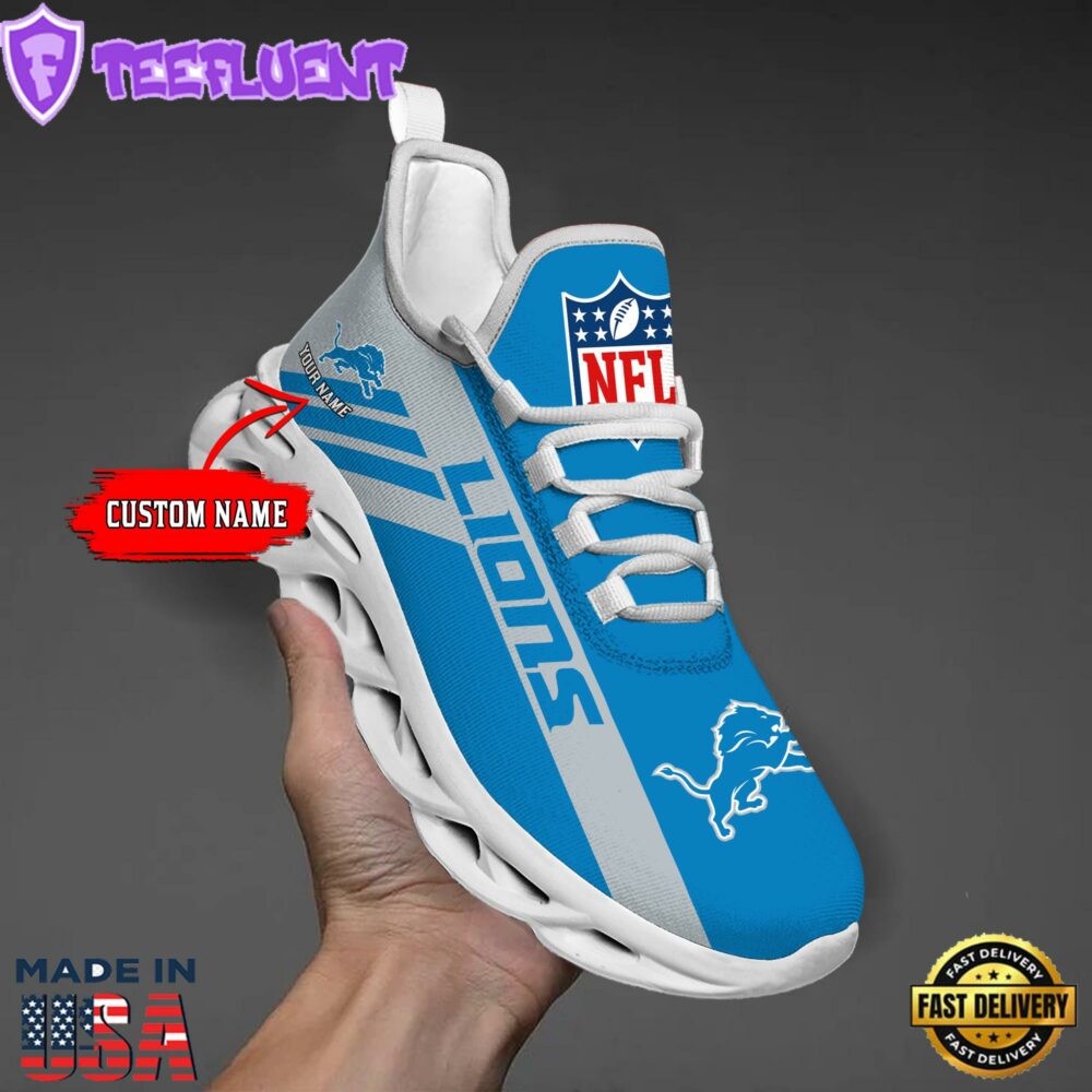 Detroit Lions NFL Clunky Max Soul Shoes Personaliz