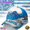 Detroit Lions NFL Grunge Style Team Baseball Cap