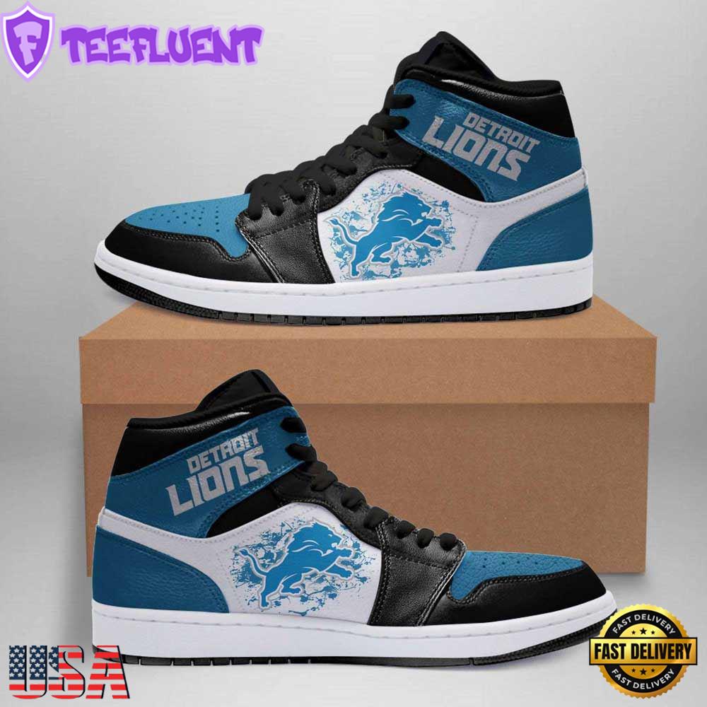 Detroit Lions NFL JD1 Boot Sneakers Shoes