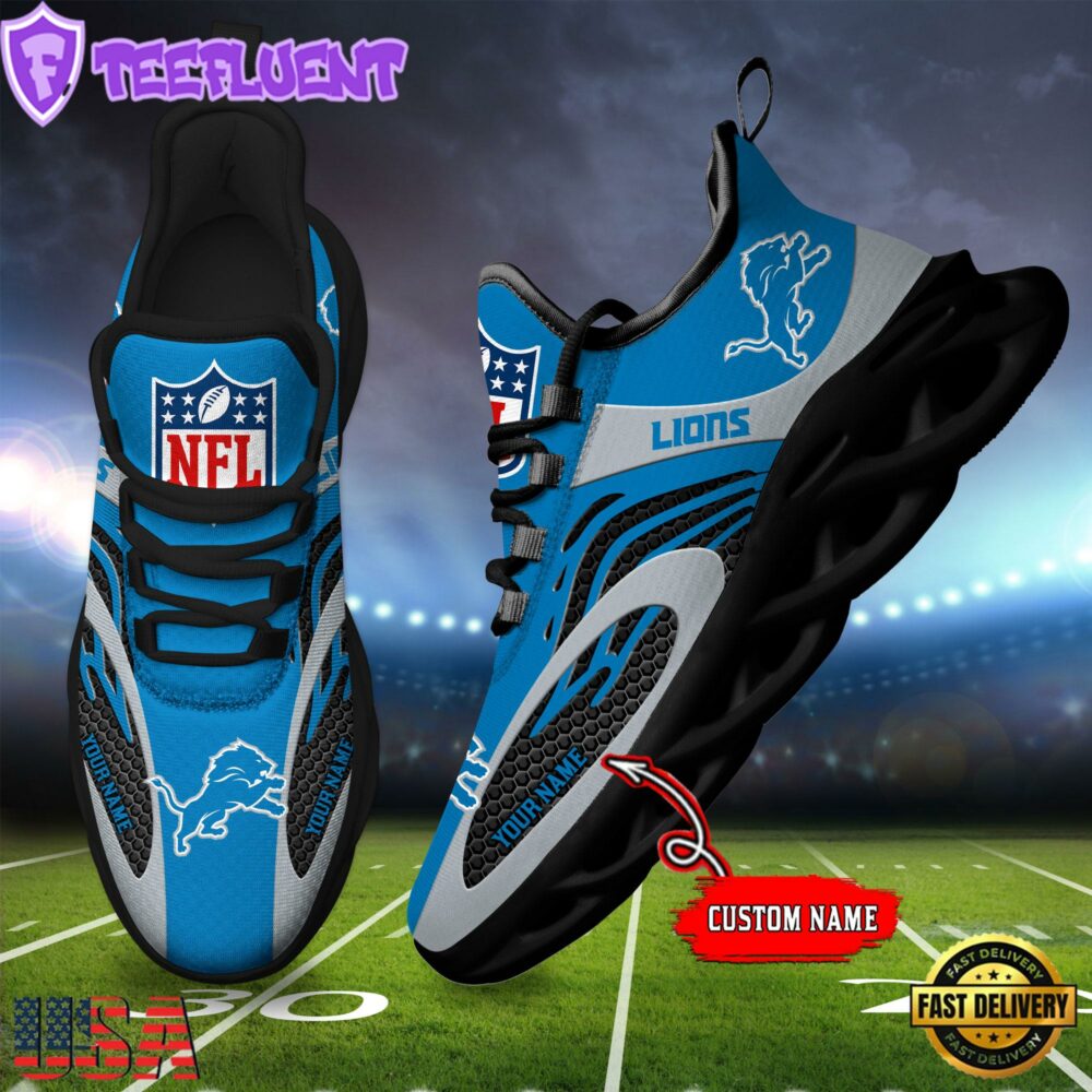 Detroit Lions NFL Limited New Design Max Soul Shoes