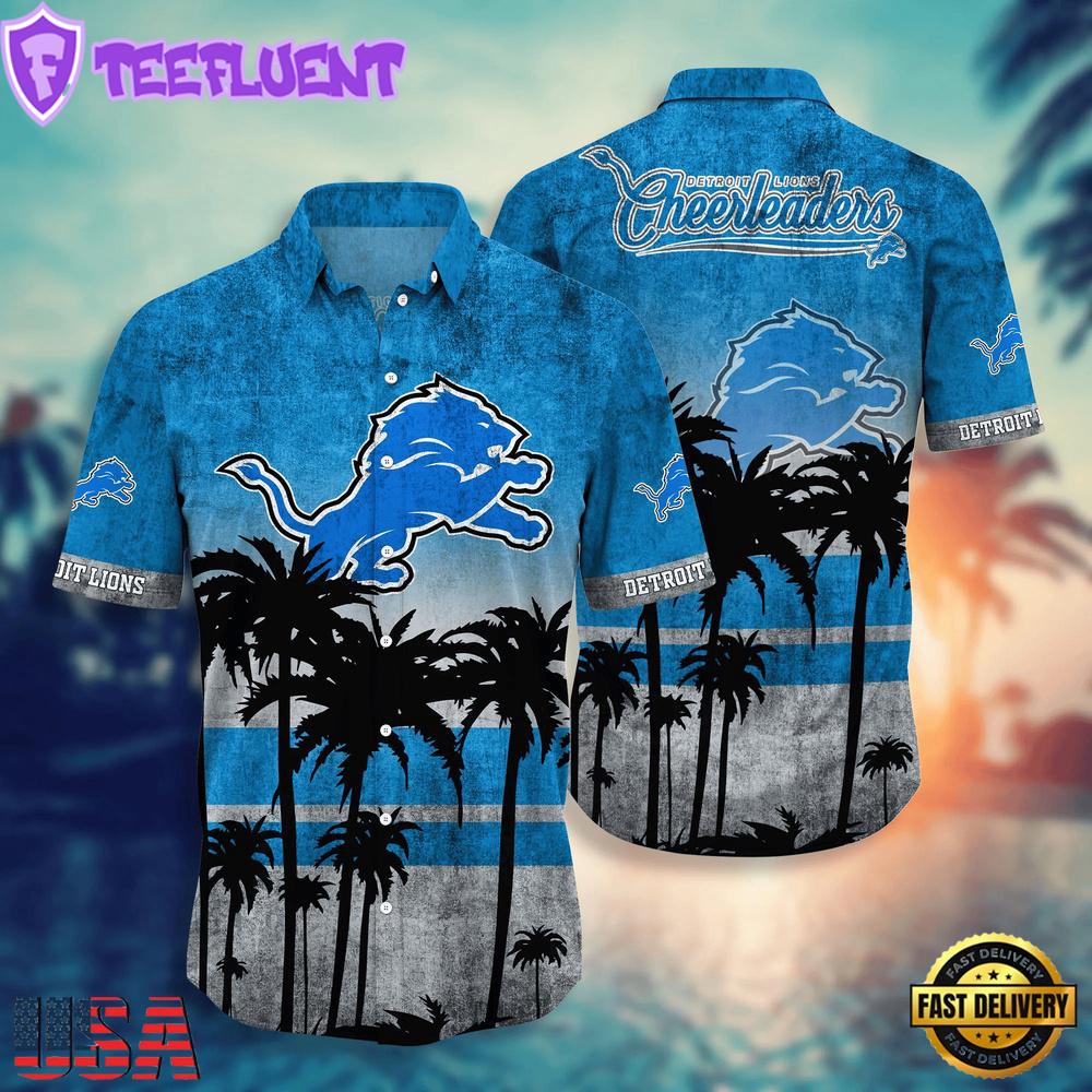 Detroit Lions NFL Team Hawaiian Shirt
