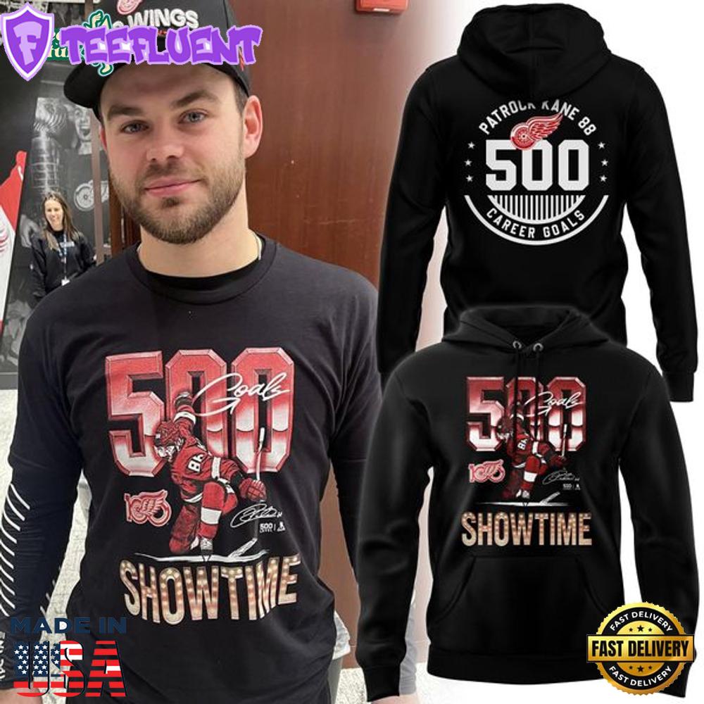 Detroit Red Wings 500 Level Kane 500th Goal Hoodie