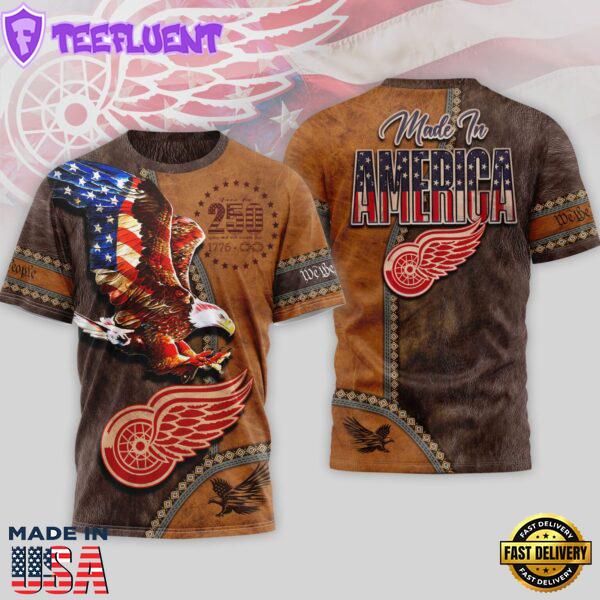 Detroit Red Wings US 250th Anniversary T-Shirt
