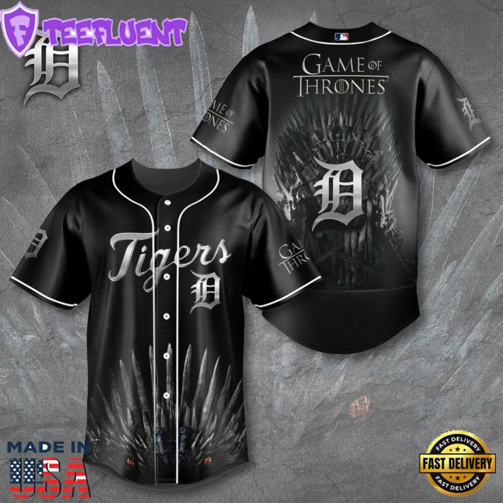 Detroit Tigers x Game of Thrones Baseball Jersey