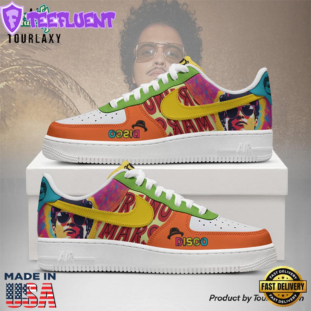 Disco Bruno Mars AF1 Shoes – Tourlaxy