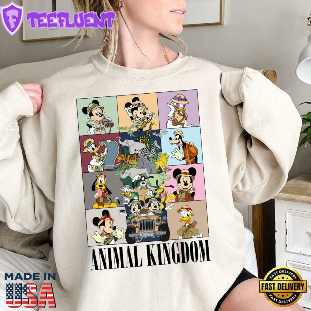 Disney Animal Kingdom Mickey And Friends Era Style Tour T-Shirt Lovely Unique Gift