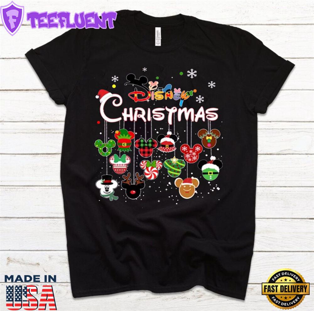 Disney Christmas Shirt, Merry And Bright Shir