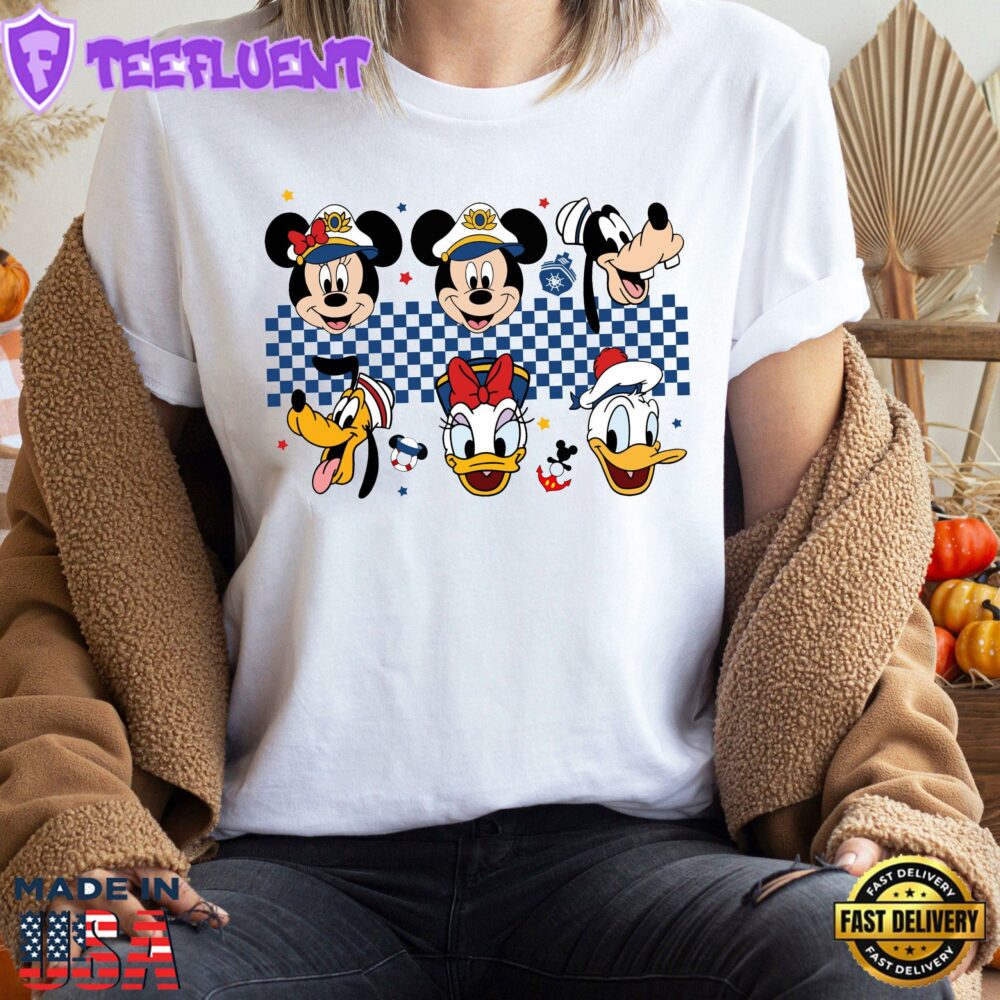 Disney Cruise Family Vacation 2023 Shirt Mickey and Friends Cruise Summer Trip Tee