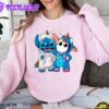 Disney Cute Stitch And Unicorn Cosplay Best Friends T-Shirt Lovely Unique Gift