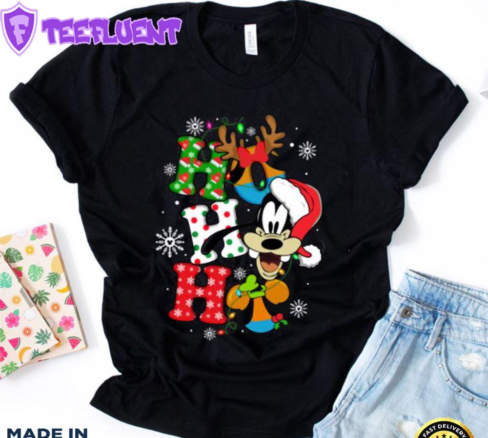 Disney Goofy Ho Ho Ho Christmas Shirt