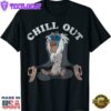 Disney Lion King Rafiki Chill Out Meditation Graphic T-Shirt.Jfif
