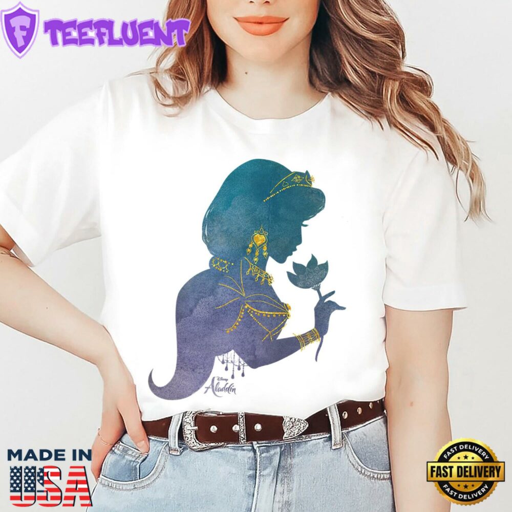 Disney Princess Jasmine Aladdin Live Action T-Shirt Disneyland Trip Tee Magic Kingdom Apparel
