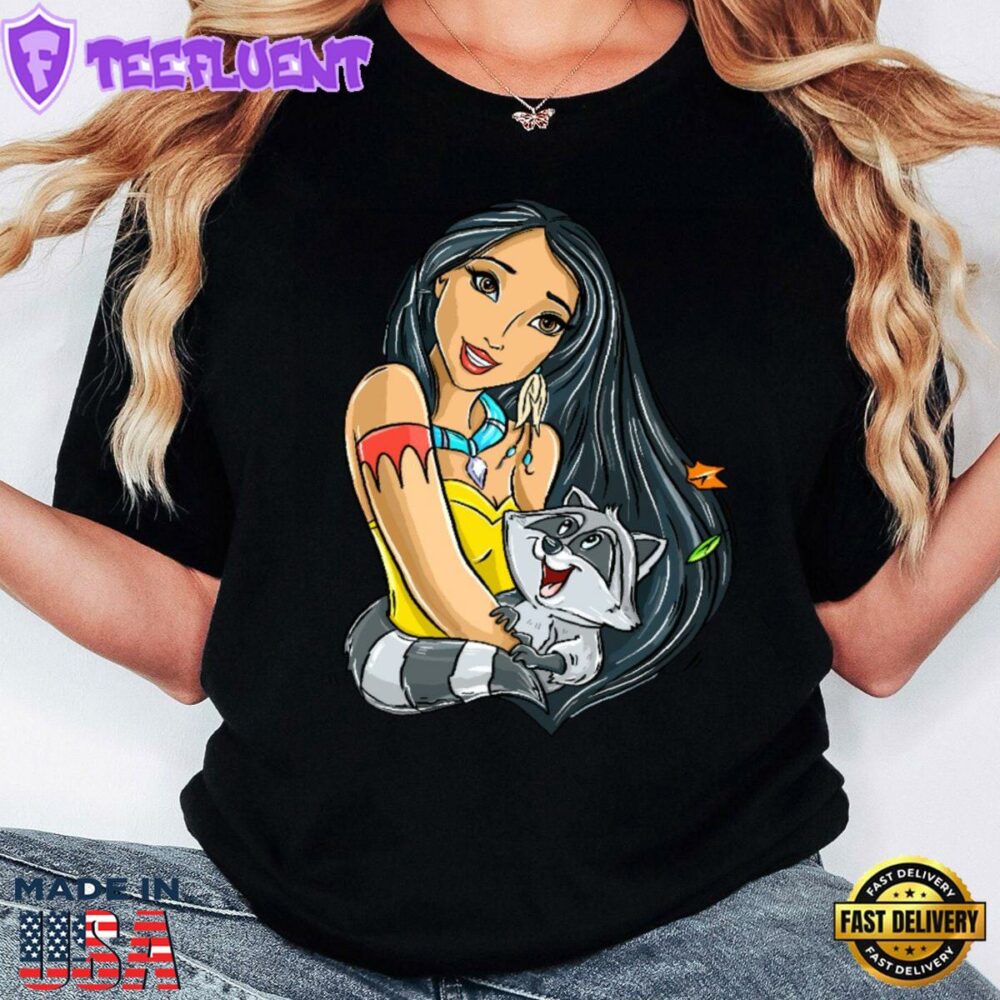 Disney Princess Pocahontas Mickey Ears T-Shirt Perfect Gift for Disney
