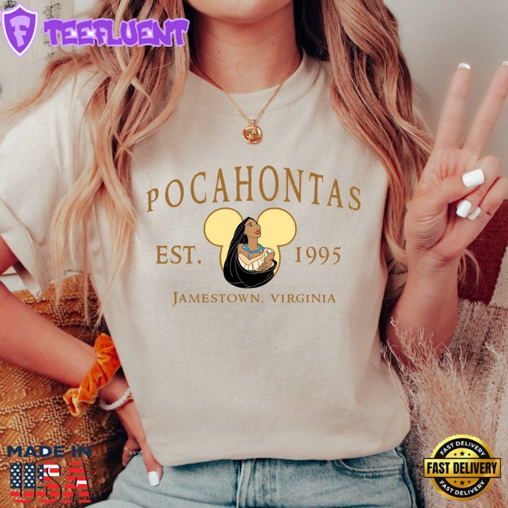 Disney Princess Pocahontas T-Shirt for Women Pocahontas Shirt Princess Lover Gift Tee