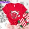 Disney Santa Mickey And Friends Group Christmas Lights Shirt
