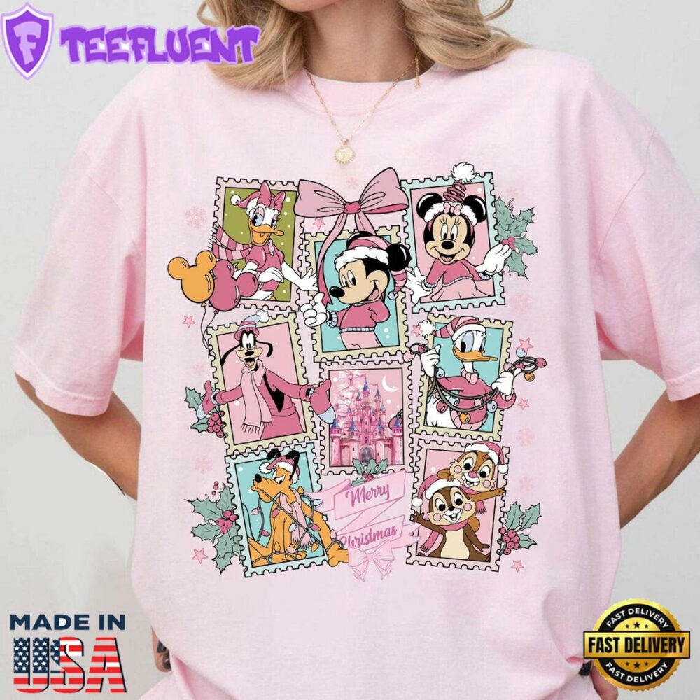 Disney Santa Mickey And Friends Shirt