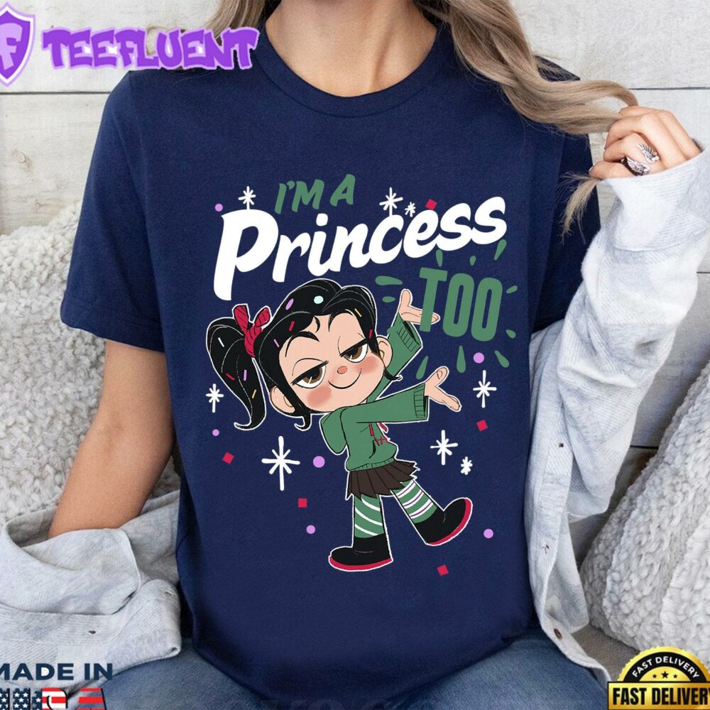 Disney Wreck It Ralph 2 i'm A Princess Too Cute Funny T-Shirt