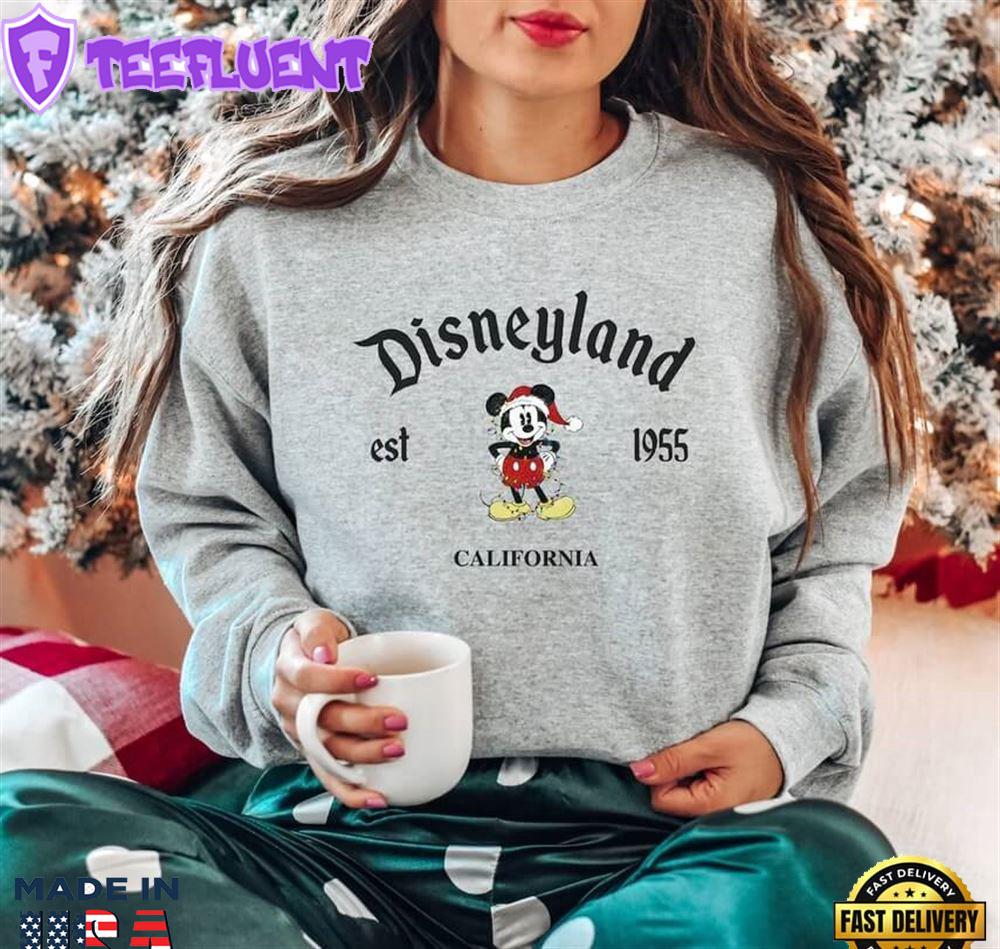 Disneyland Est 1995 California Christmas Sweatshirt Trendy